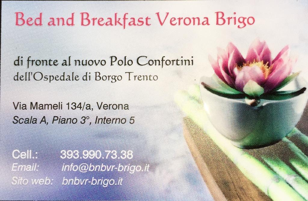 Bed And Breakfast Verona Brigo Exterior foto